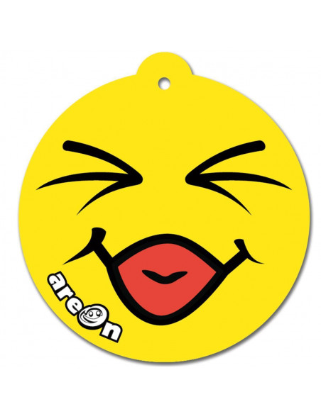 Areon Smile Dry Bubblegum | areon-fresh.de die fröhliche Autoduft Muntermacher