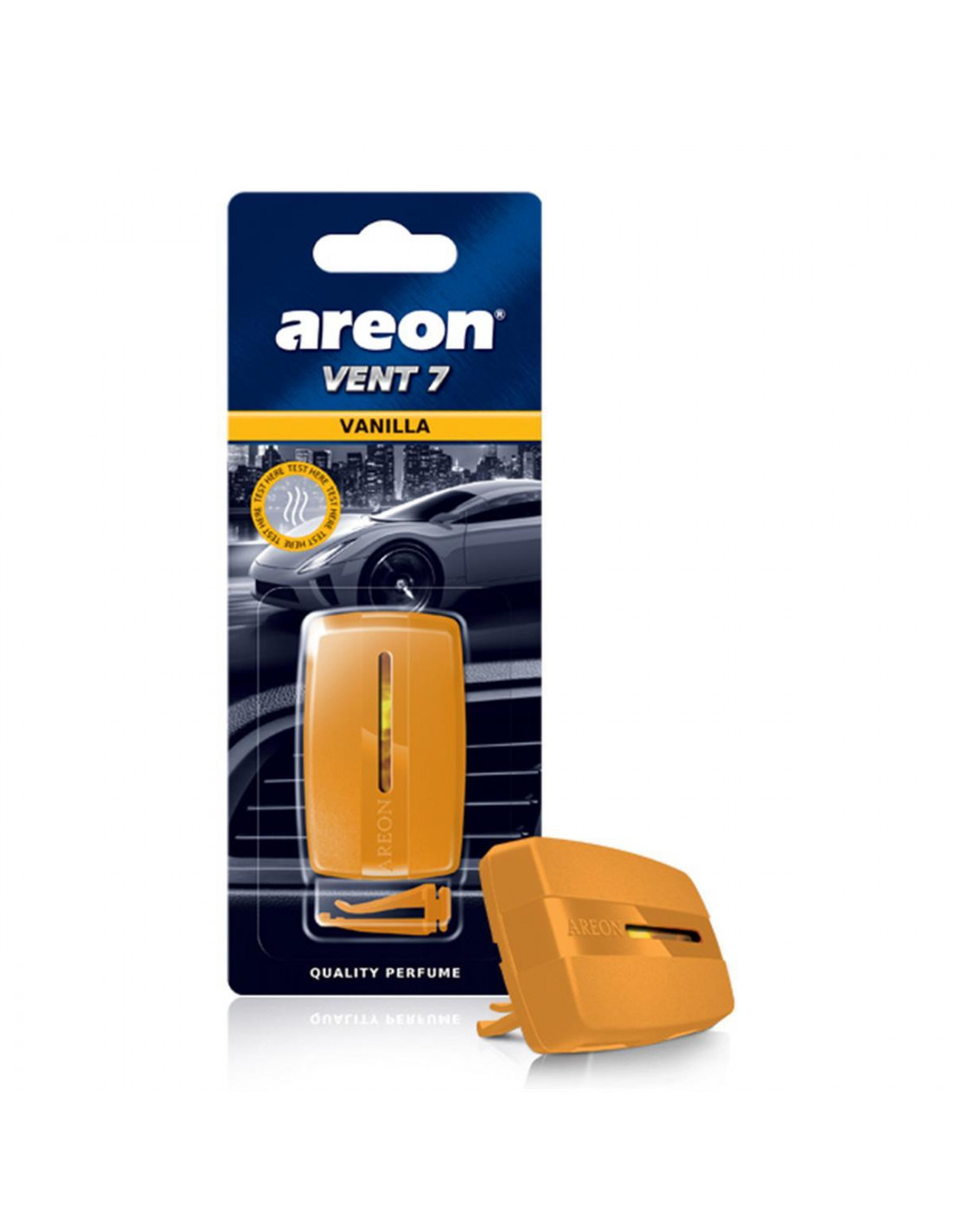 AREON X Autoduft Vanille Auto Duft Lufterfrischer Schwarz Aufhänger Anhänger  Spiegel Pappe 2D (Vanilla Set Pack x 10) : : Auto & Motorrad