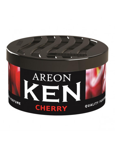 Areon KEN Duftdose in der Duftrichtung Kirsche | areon-fresh.de die kleinen und praktischen premium Auto Duftdosen zum Mitnehmen