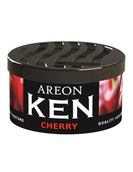 Areon KEN Duftdose in der Duftrichtung Kirsche | areon-fresh.de die kleinen und praktischen premium Auto Duftdosen zum Mitnehmen