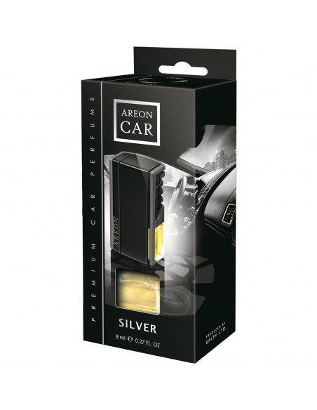 Autoduft Areon CAR Parfüm Silber | areon-fresh.de die premium Autoduft Parfümerie