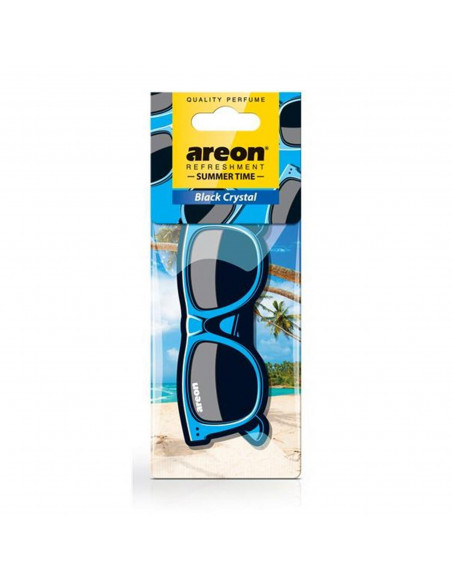 Areon SUMMERTIME Black Crystal | areon-fresh.de die klassisch sommerliche Duftbäume in neuem Design