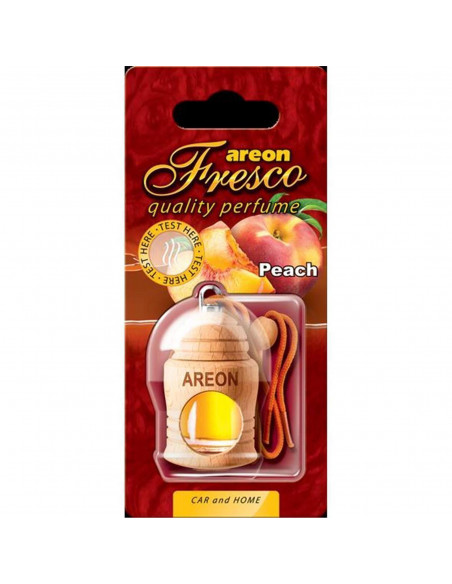 Areon Fresco Lufterfrischer Pfirsich | areon-fresh.de der natürliche Lufterfrischer aus Holz für langanhaltende und wohltuende A
