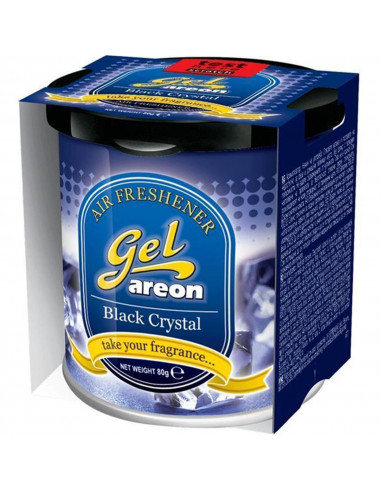 Areon Gel Can Black Crystal GCK12 - Lufterfrischer, Autoduft & Duftdose finden auf | areon-fresh.de