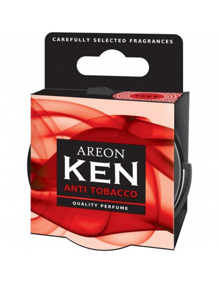 Areon KEN Duftdose in der Duftrichtung Anti Tabak | areon-fresh.de die kleinen und praktischen premium Auto Duftdosen zum Mitneh