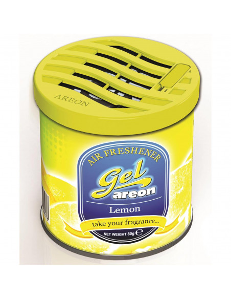 Areon Gel Can Zitrone GCK04 - Lufterfrischer, Autoduft & Duftdose finden auf | areon-fresh.de