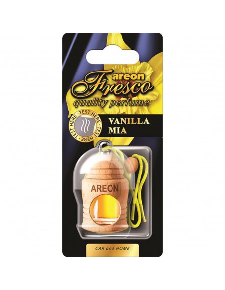 Areon Fresco Lufterfrischer Vanilla Mia | areon-fresh.de der natürliche Lufterfrischer aus Holz für langanhaltende und wohltuend