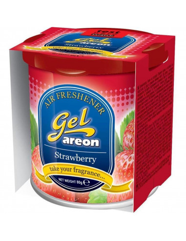 Areon Gel Can Erdbeere GCK14 - Lufterfrischer, Autoduft & Duftdose finden auf | areon-fresh.de