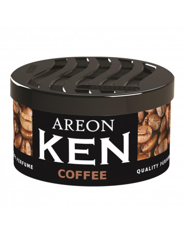 Areon KEN Duftdose in der Duftrichtung Kaffee | areon-fresh.de die kleinen und praktischen premium Auto Duftdosen zum Mitnehmen