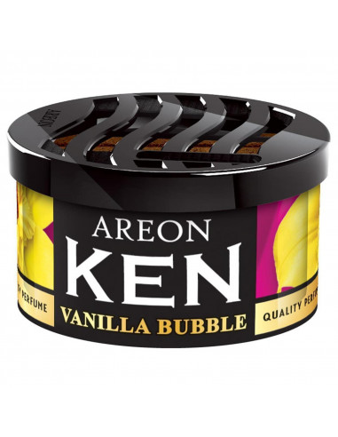 Areon KEN Duftdose in der Duftrichtung Vanilla Bubble | areon-fresh.de die kleinen und praktischen premium Auto Duftdosen zum Mi