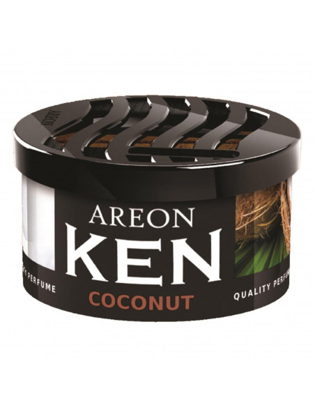 Areon KEN Duftdose in der Duftrichtung Kokosnuss | areon-fresh.de die kleinen und praktischen premium Auto Duftdosen zum Mitnehm Areon KEN Duftdose in der Duftrichtung Kokosnuss | areon-fresh.de die kleinen und praktischen premium Auto Duftdosen zum Mitnehm