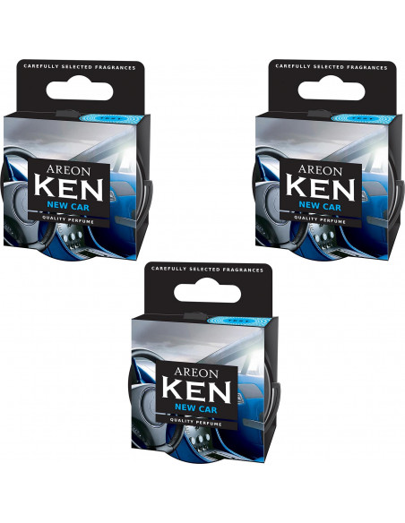 Areon KEN Duftdose in der Duftrichtung Neuer Wagen | areon-fresh.de die kleinen und praktischen premium Auto Duftdosen zum Mitne