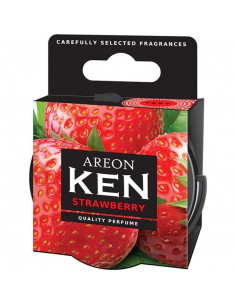 Areon KEN Duftdose in der Duftrichtung Erdbeere | areon-fresh.de die kleinen und praktischen premium Auto Duftdosen zum Mitnehme 2