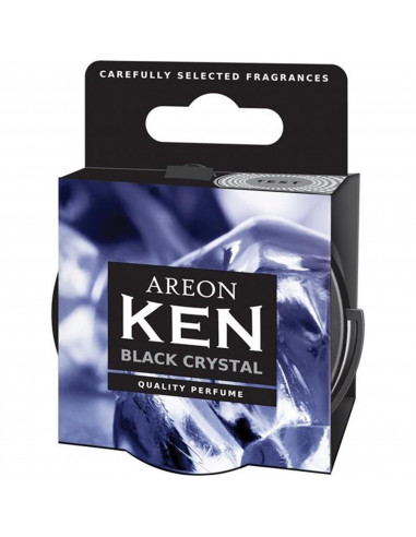 Areon KEN Duftdose in der Duftrichtung Black Crystal | areon-fresh.de die kleinen und praktischen premium Auto Duftdosen zum Mit
