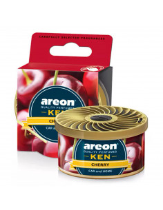 Areon KEN Duftdose in der Duftrichtung Kirsche | areon-fresh.de die kleinen und praktischen premium Auto Duftdosen zum Mitnehmen