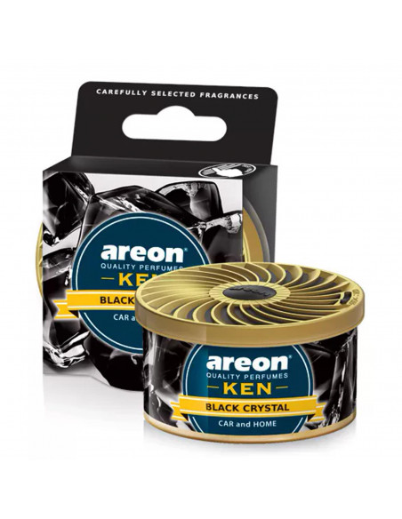 Areon KEN Duftdose in der Duftrichtung Black Crystal | areon-fresh.de die kleinen und praktischen premium Auto Duftdosen zum Mit