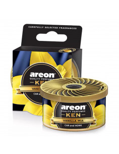 Areon KEN Duftdose in der Duftrichtung Vanilla Mia | areon-fresh.de die kleinen und praktischen premium Auto Duftdosen zum Mitne