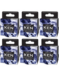Areon KEN Duftdose in der Duftrichtung Black Crystal | areon-fresh.de die kleinen und praktischen premium Auto Duftdosen zum Mit