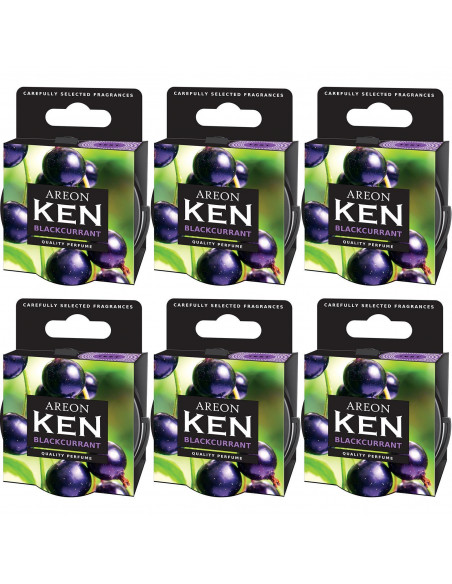 Areon KEN Duftdose in der Duftrichtung Johannisbeere | areon-fresh.de die kleinen und praktischen premium Auto Duftdosen zum Mit