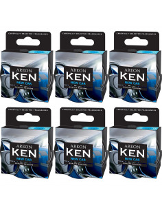 Areon KEN Duftdose in der Duftrichtung Neuer Wagen | areon-fresh.de die kleinen und praktischen premium Auto Duftdosen zum Mitne