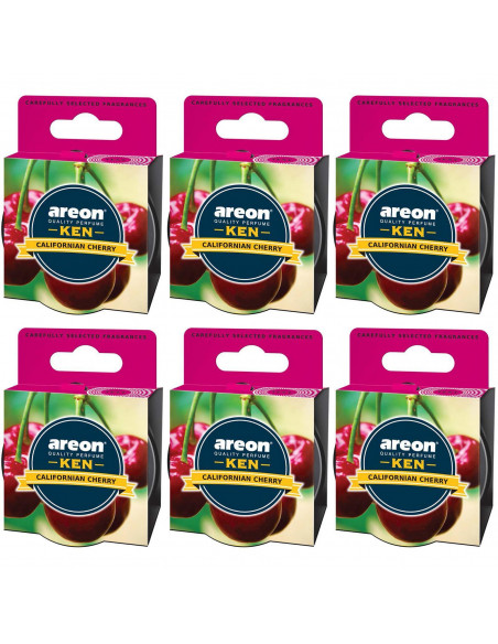 Areon KEN Duftdose in der Duftrichtung Californian Cherry | areon-fresh.de die kleinen und praktischen premium Auto Duftdosen zu Areon KEN Duftdose in der Duftrichtung Californian Cherry | areon-fresh.de die kleinen und praktischen premium Auto Duftdosen zu